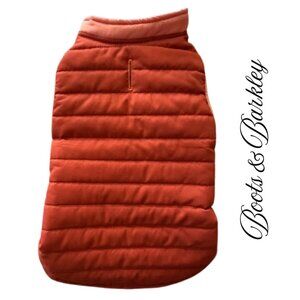 Boots & Barkley Orange Puffer Winter Coat Vest
